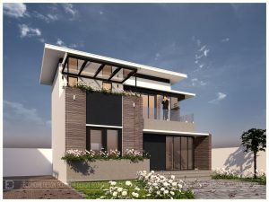 Nhà mái nhật hiện đại - eco home design1`