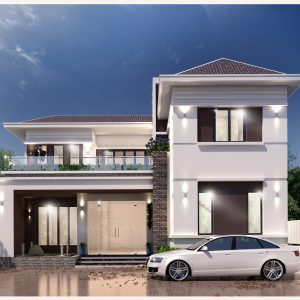 NHÀ 3 GIAN 2 TẦNG HIỆN ĐẠI - CHÚ LUYỆN