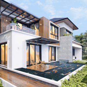 BIỆT THỰ 2 TẦNG ĐẸP – CÓ HỒ CÁ, SÂN VƯỜN