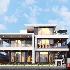 BIỆT THỰ HIỆN ĐẠI VỚI NHIỀU KHOẢNG XANH THƯ GIÃN