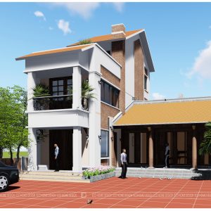 NHÀ THỜ KẾT HỢP NHÀ Ở TẠI CỬU CAO – VĂN GIANG – HƯNG YÊN