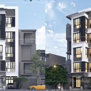 Nhà phố 5 tầng - anh Dũng